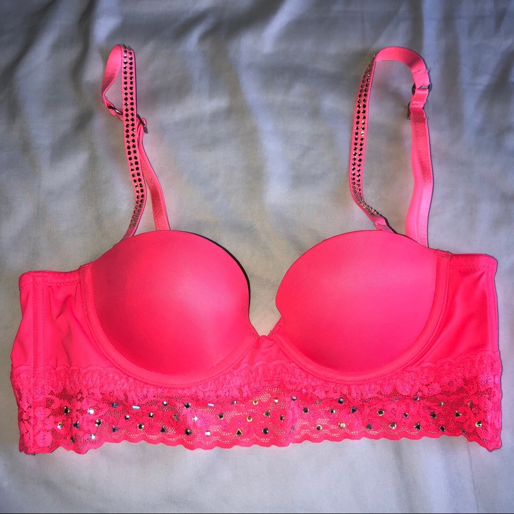 Victoria’s Secret Bling Hot Pink Bra